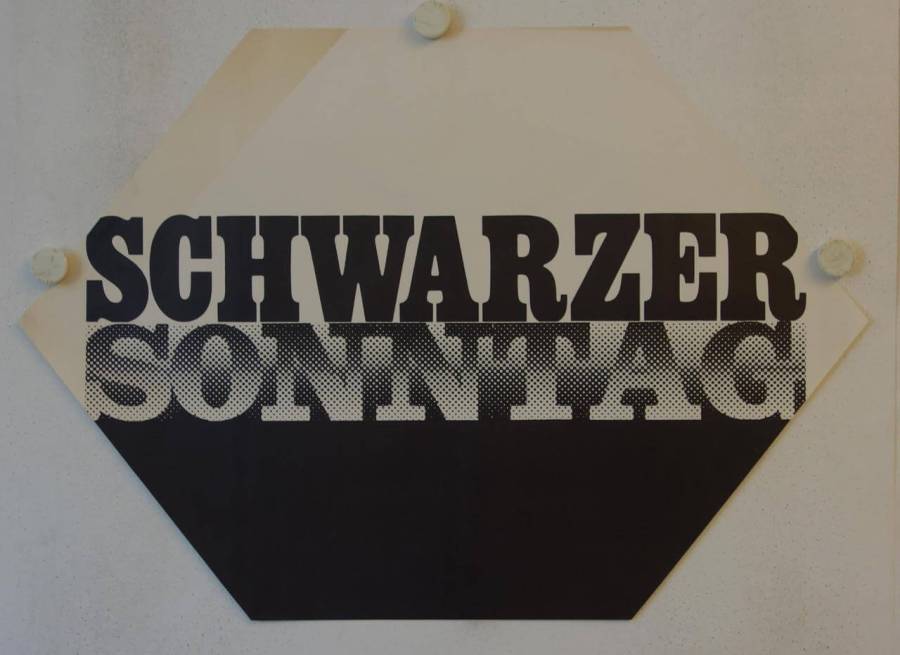 Black Sunday original release german movie poster set